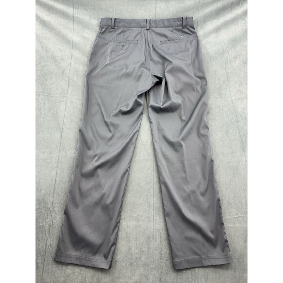 Nike Golf Pants Mens 34x32 Gray Tour Performance Dri-Fit Straight 639779 STAINS - Picture 3 of 16